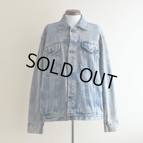 画像3: 1990s ELVIS 監獄ロック ペイントデニムジャケット　 表記M((実寸L-XL))  (3)