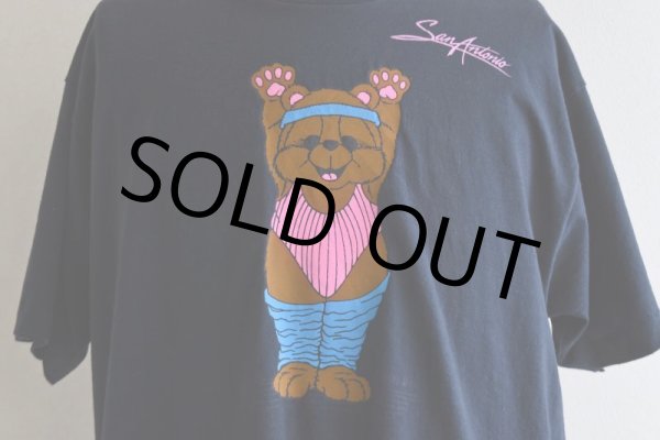 画像8: 1980s クマさんエアロビTシャツ　 "MADE IN USA"　 表記XL  (8)