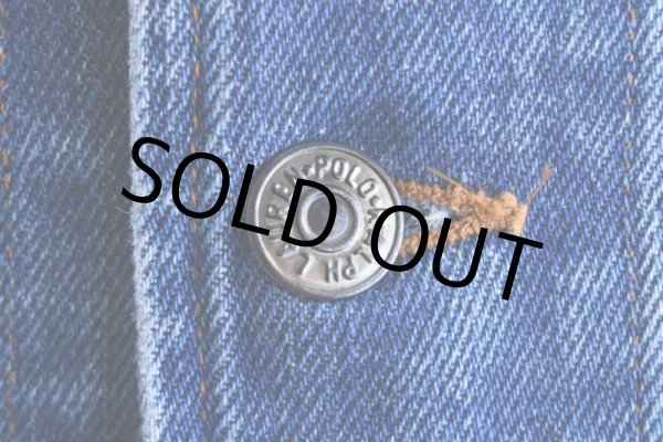 画像8: 1980-90s Polo RALPH LAUREN デニムジャケット  "MADE IN USA"  表記L  (8)