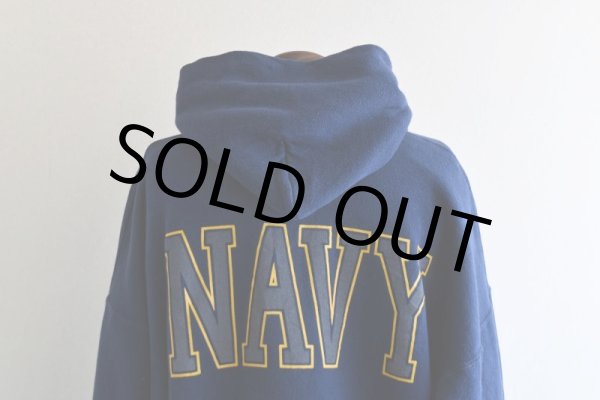 画像12: US.NAVY スウェットパーカー  "MADE IN USA"  表記XL  (12)