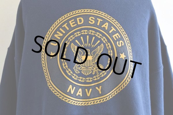画像8: US.NAVY スウェットパーカー  "MADE IN USA"  表記XL  (8)
