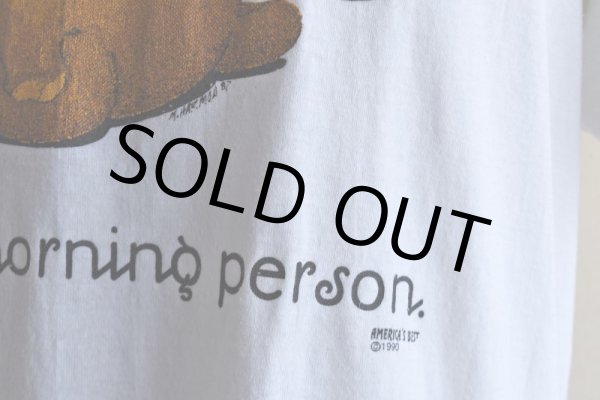 画像9: 1990s 朝が苦手なクマさんTシャツ　 "MADE IN USA"　 表記L  (9)