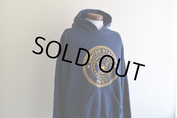 画像6: US.NAVY スウェットパーカー  "MADE IN USA"  表記XL  (6)