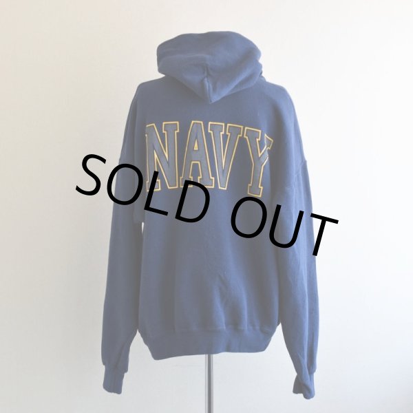 画像3: US.NAVY スウェットパーカー  "MADE IN USA"  表記XL  (3)