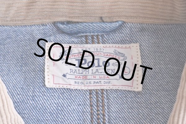 画像5: 1980-90s Polo RALPH LAUREN デニムジャケット  "MADE IN USA"  表記L  (5)