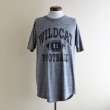 画像1: 1980s WILD CAT カレッジTシャツ　 "MADE IN USA"　 表記L  (1)