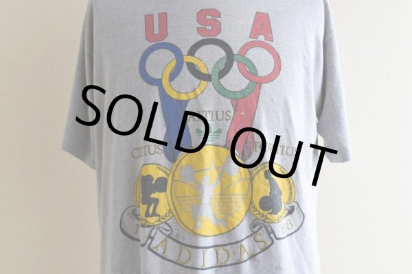 画像9: 1980s adidas オリンピックTシャツ  "MADE IN USA"  表記XL  (9)