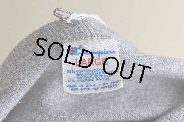 画像5: 1980s Champion 88/12 ロゴプリントTシャツ  "MADE IN USA"  表記L  (5)