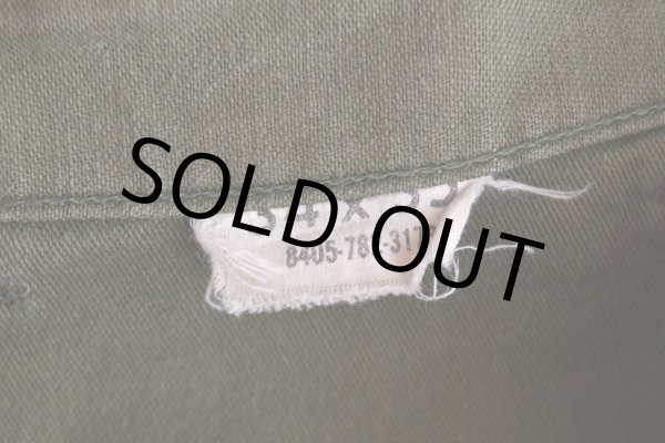 画像8: 1960s US.ARMY コットンベイカーパンツ  表記34×35  (8)