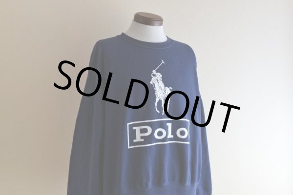 画像6: POLO RALPH LAUREN ロゴスウェット  表記XL  (6)