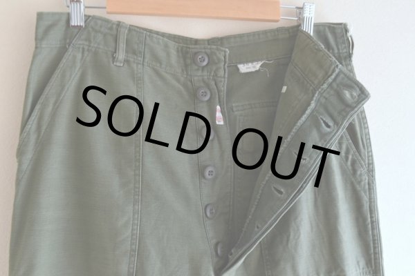 画像6: 1960s US.ARMY コットンベイカーパンツ  表記34×35  (6)