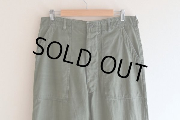 画像4: 1960s US.ARMY コットンベイカーパンツ  表記34×35  (4)