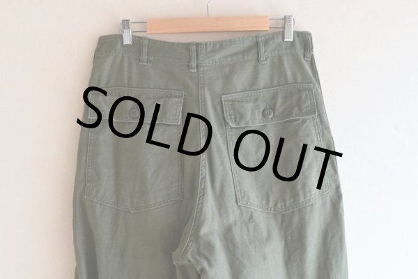 画像9: 1960s US.ARMY コットンベイカーパンツ  表記34×35  (9)