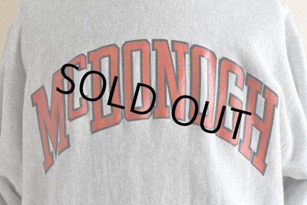 画像9: 1990s Champion リバースウィーブパーカー  "McDONOGH"  表記L  (9)