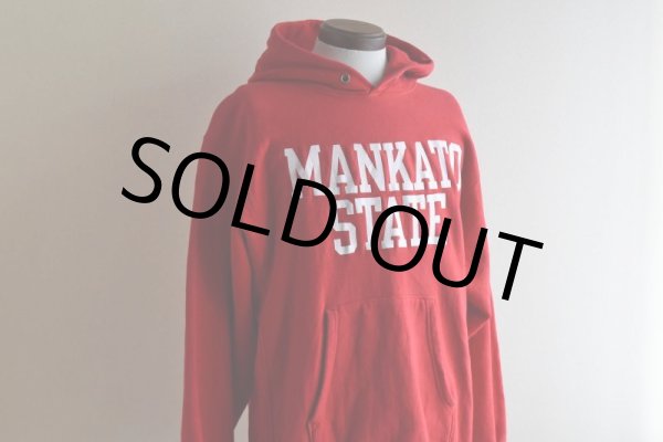 画像7: 1990s Champion リバースウィーブパーカー  "MANKATO STATE"  表記L  (7)