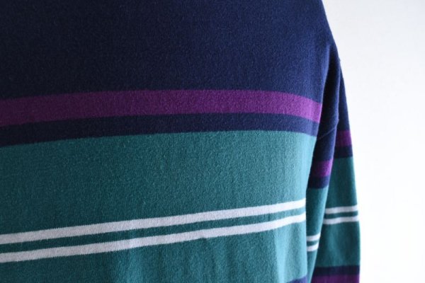 画像8: 1980s L.L.Bean モックネックシャツ  "MADE IN USA"  表記L-TALL  (8)