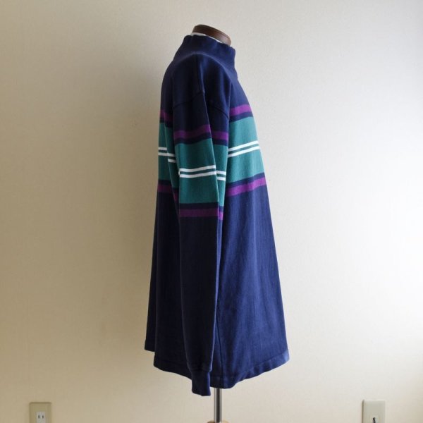 画像2: 1980s L.L.Bean モックネックシャツ  "MADE IN USA"  表記L-TALL  (2)