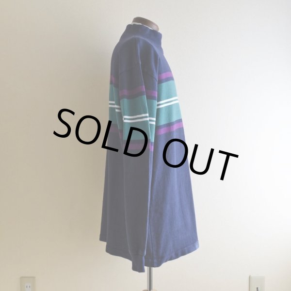 画像2: 1980s L.L.Bean モックネックシャツ　 "MADE IN USA"　 表記L-TALL  (2)