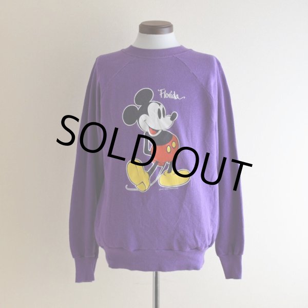画像1: 1980s Mickey Mouse スウェット  "MADE IN USA"  表記XL  (1)