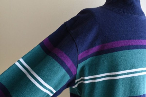 画像9: 1980s L.L.Bean モックネックシャツ  "MADE IN USA"  表記L-TALL  (9)