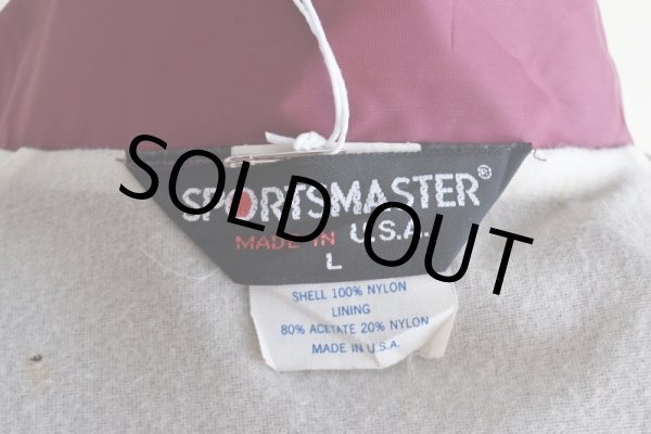 画像5: 1990s SPORTSMASTER ナイロンコーチジャケット　 "MADE IN USA"　 表記L  (5)