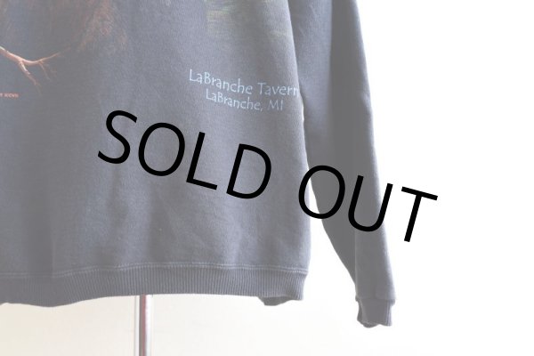 画像10: 1990s HABITAT シカ アニマルプリントスウェット　 "MADE IN USA"　 表記XXL  (10)