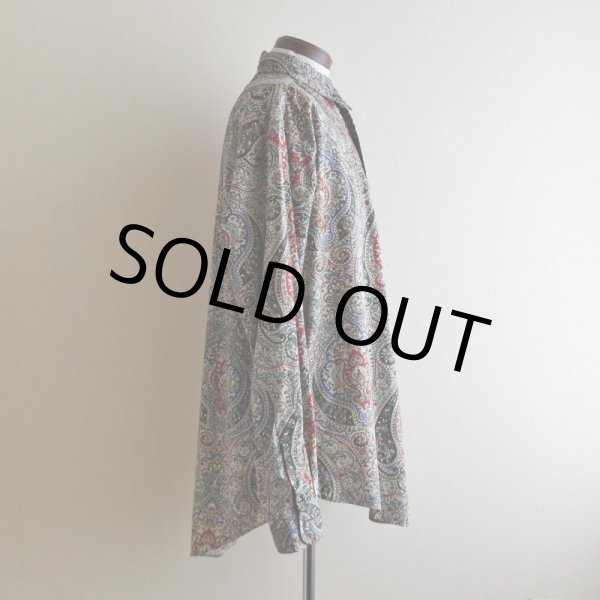 画像2: GITMAN BROS. ペイズリー柄シャツ　 "MADE IN USA"　 実寸L-XL  (2)