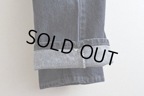 画像13: 1990s Levi's 505-0259 先染めブラックデニム  "MADE IN USA"  表記W42 L32  (13)