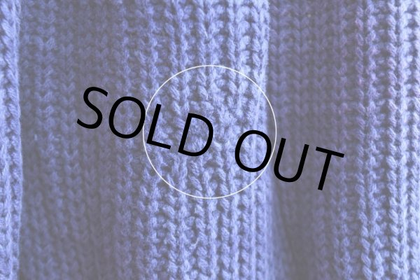 画像13: 1980s L.L.Bean インディゴ風コットンセーター  "MADE IN USA"  表記XL-TALL  (13)