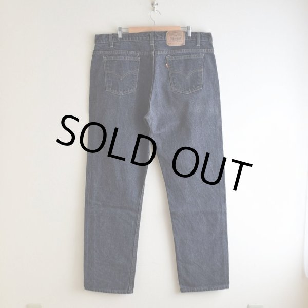 画像2: 1990s Levi's 505-0259 先染めブラックデニム  "MADE IN USA"  表記W42 L32  (2)