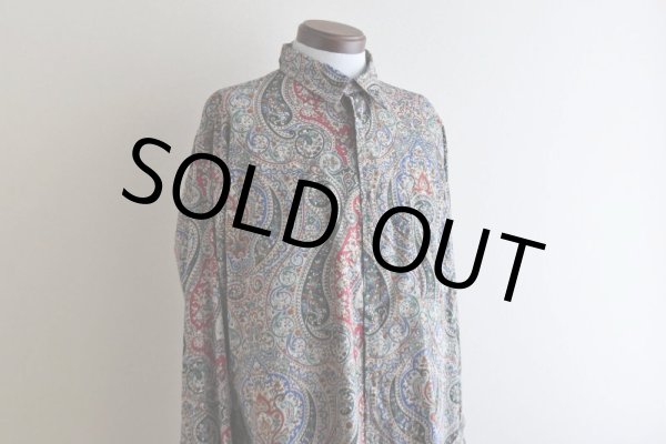 画像6: GITMAN BROS. ペイズリー柄シャツ　 "MADE IN USA"　 実寸L-XL  (6)