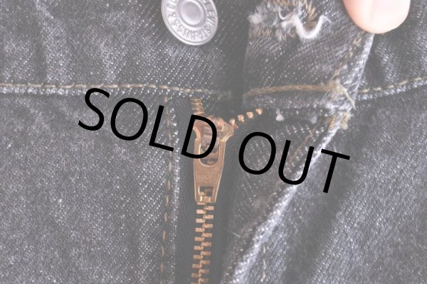 画像9: 1990s Levi's 505-0259 先染めブラックデニム  "MADE IN USA"  表記W42 L32  (9)