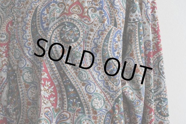 画像9: GITMAN BROS. ペイズリー柄シャツ　 "MADE IN USA"　 実寸L-XL  (9)