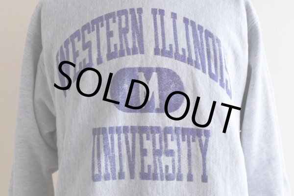 画像9: 1980s Champion リバースウィーブスウェット  "WESTERN ILLINOIS UNIVERSITY"  表記M  (9)