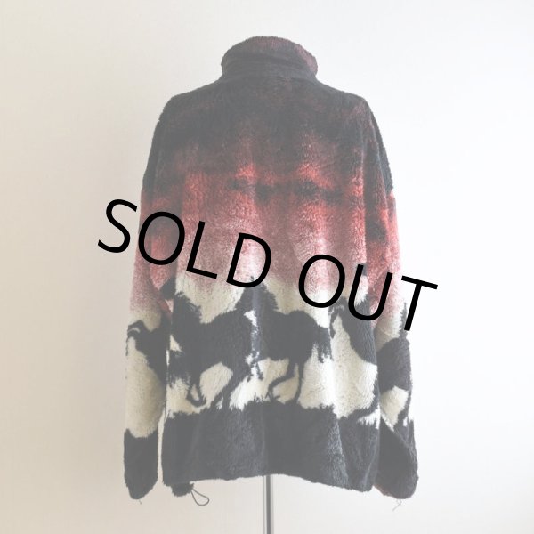 画像3: 1990s BLACK MOUNTAIN 馬柄フリースジャケット　 "MADE IN USA"　 表記2XL  (3)