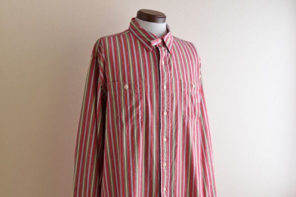 画像6: Polo by RalphLauren チンスト付きコットンワークシャツ  表記XXL  (6)