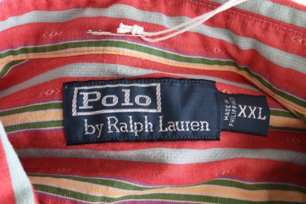 画像5: Polo by RalphLauren チンスト付きコットンワークシャツ  表記XXL  (5)