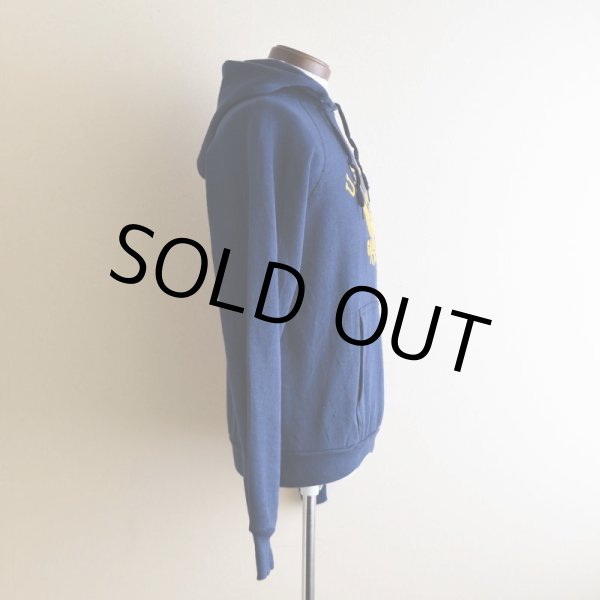 画像2: 1970-80s ARTEX US.NAVY フロッキースウェットパーカー　 "MADE IN USA"　 表記M  (2)