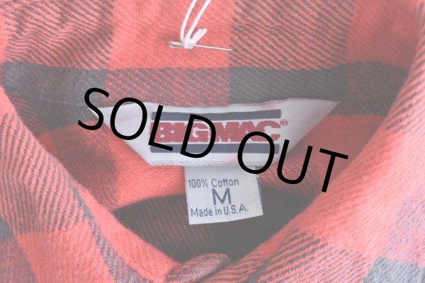 画像5: 1980s BIGMAC ヘビーネルシャツ  "MADE IN USA"  表記M  (5)