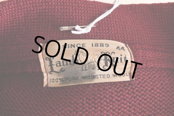 画像5: 1960s LAMB KNIT レタードカーディガン　 表記44  (5)