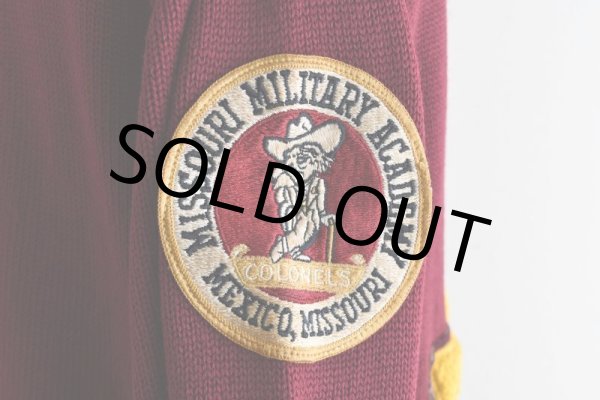 画像13: 1960s LAMB KNIT レタードカーディガン　 表記44  (13)