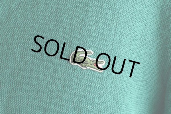 画像8: 1970s IZOD LACOSTE アクリルニットカーディガン　 表記M  (8)