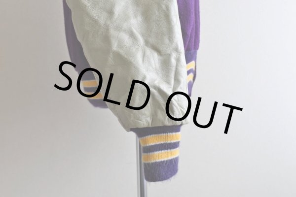 画像11: 1980s DeLONG 袖レザースタジャン　 "MADE IN USA"　 表記44  (11)