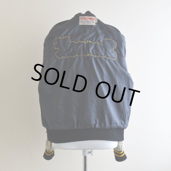 画像5: 1980s HOLLOWAY 袖レザースタジャン  "MADE IN USA"  表記M  (5)