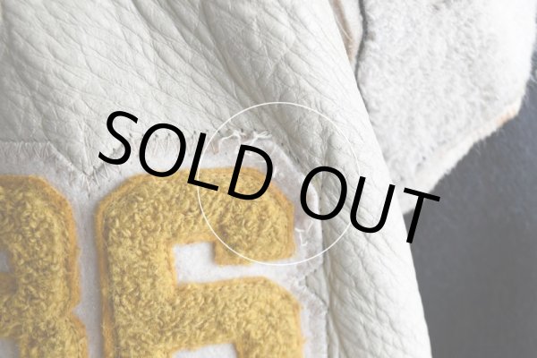 画像21: 1980s HOLLOWAY 袖レザースタジャン  "MADE IN USA"  表記M  (21)