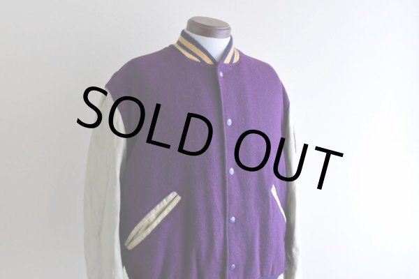 画像7: 1980s DeLONG 袖レザースタジャン　 "MADE IN USA"　 表記44  (7)