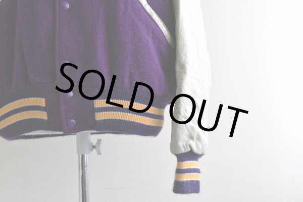 画像10: 1980s DeLONG 袖レザースタジャン　 "MADE IN USA"　 表記44  (10)