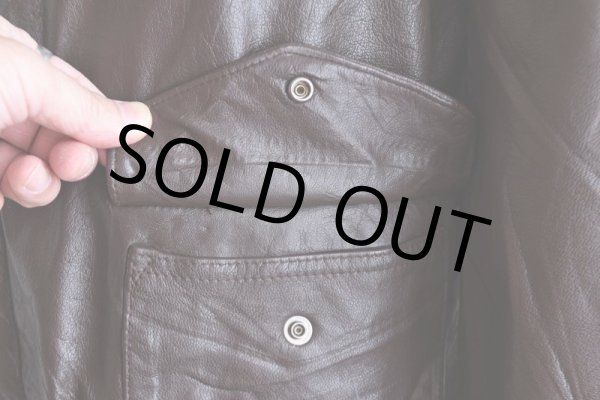 画像13: 1980-90s COOPER A-2フライトレザージャケット  "MADE IN USA"  表記48R  (13)