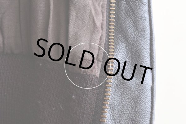 画像18: 1980s PROTECH INC A-2フライトレザージャケット　 "MADE IN USA"　 表記44  (18)