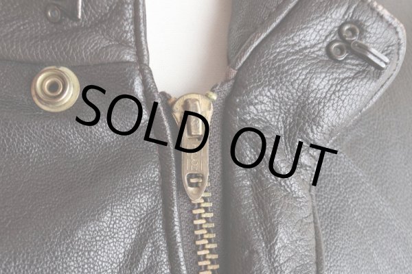 画像9: 1980s PROTECH INC A-2フライトレザージャケット　 "MADE IN USA"　 表記44  (9)